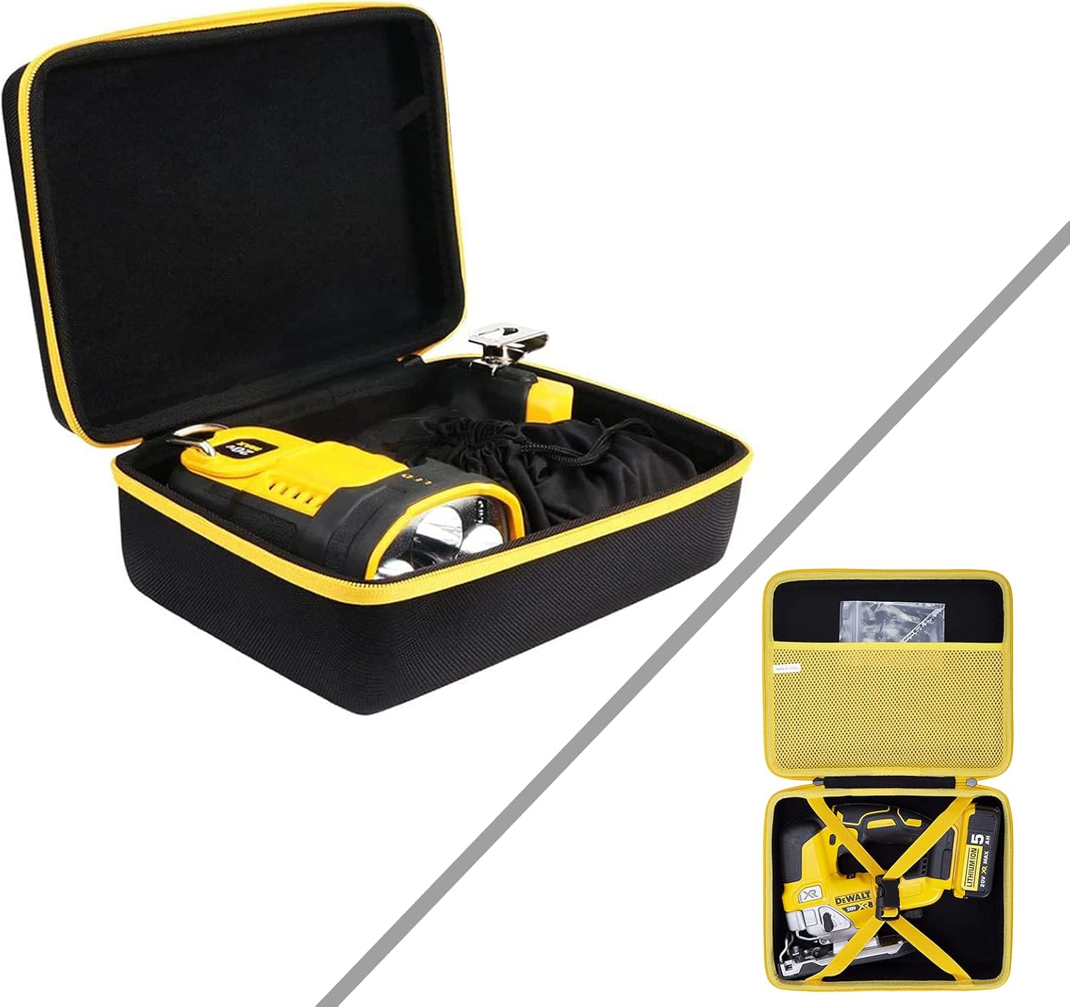 Hard Case for DEWALT 20V MAX LED Work Light + DEWALT 20V MAX XR Jig Saw