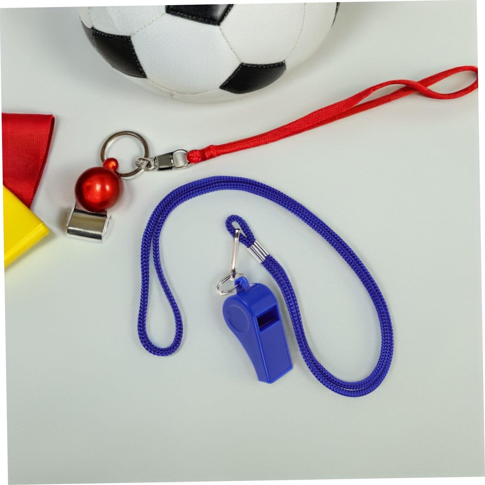 ABOOFAN 36 Blaue Plastikpfeifen mit Hellem Ton und Robustem Design Signalpfeife für Fussball Saison Basketballpfeife und Schiedsrichter bei Outdoor Sport