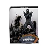McFarlane Toys Marvel Black Panther 1:10th Scale Collectible with Scene (Marvel Knights #4)