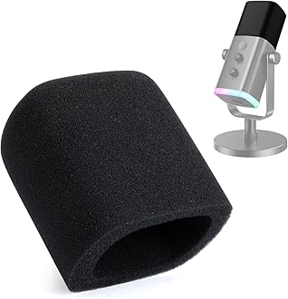 YOUSHARES AM8 Microphone Cover Foam for FIFINE Microphone - Mic Pop Filter Compatible with FIFINE AM8 USB Microphone