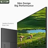 Monitor Gamer KOORUI 22" Full HD 1080P 75Hz PC Gaming Screen VA Painel Ultra-Slim Display 4000: 1 Relação de contraste com sincronização adpitiva (HDMI/VGA/VESA compatível 75 * 75mm), inclinação — imagem 2