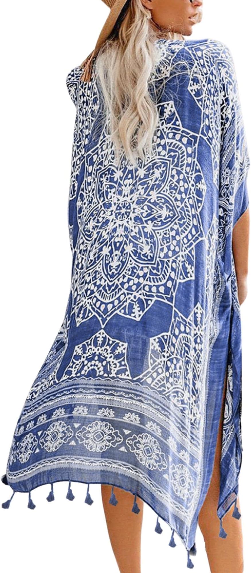 Moss RoseWomen Summer Bikini Kimono Bathing Suit Cover Ups for Swimwear