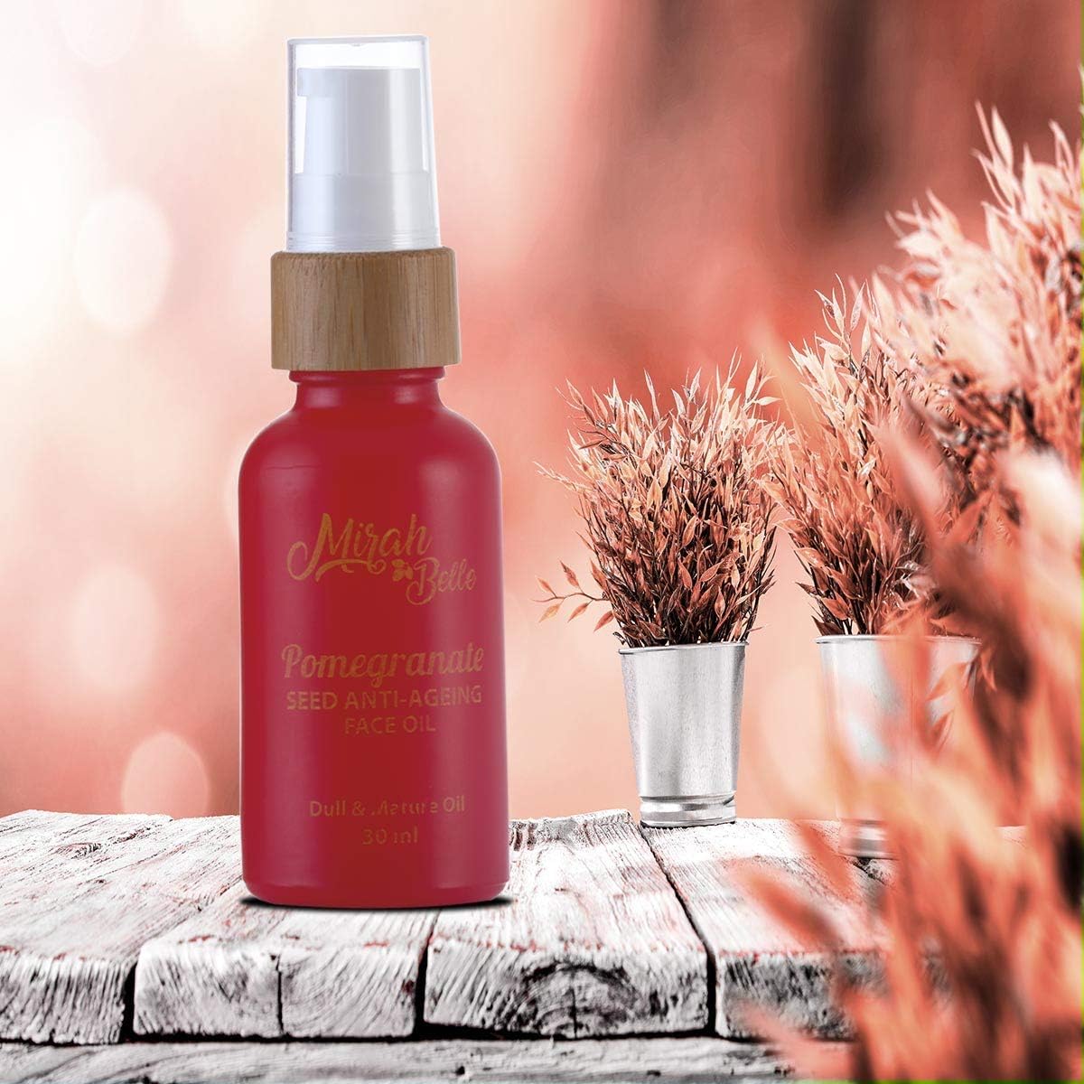 Mirah Belle - Pomegranate Seed - Anti - Aging Face Oil - Organic, Vegan, Cruelty Free - 30 ml