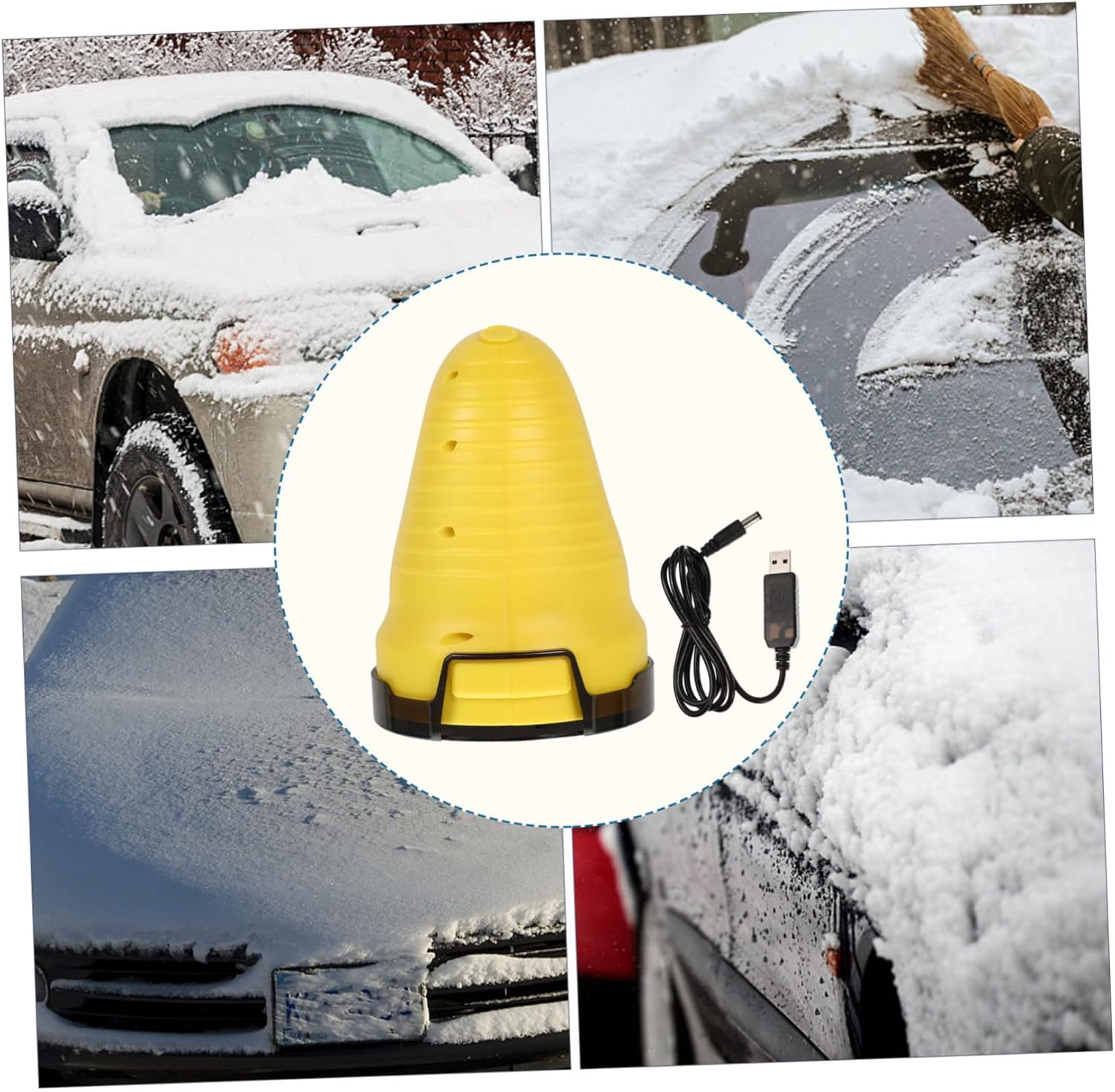 balacoo 1Pc Convenient Snow Tool Multifunctional Ice Scraper for Windshield Cleaning Efficient Snow Shovel for Safe Driving Easy to Use Snow Removal Device