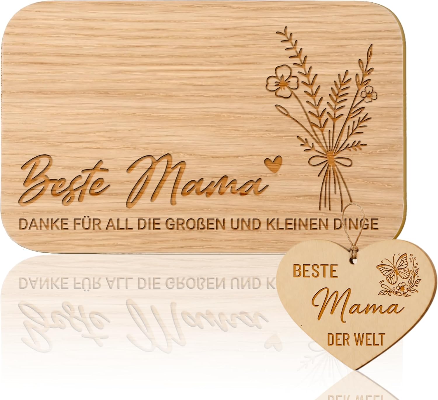 Breakfast board gift set for mum, 16 x 24 x 1 cm
