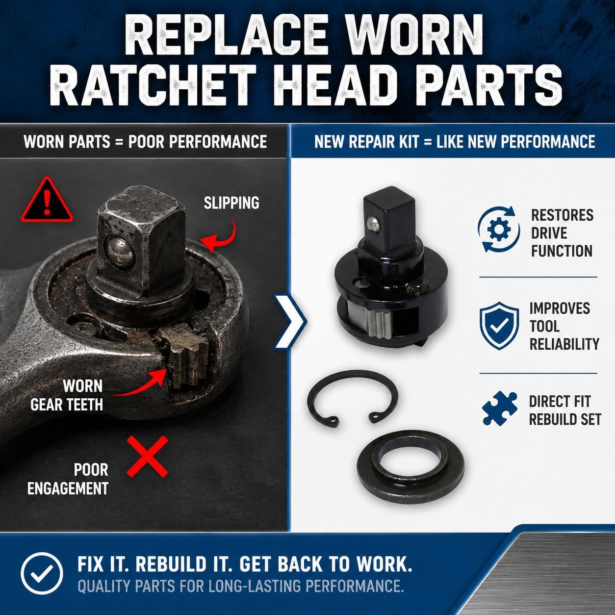 42-06-2557 3/8 Inch Ratchet Anvil Service Kit for 2557-20