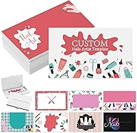 Vista 11 de Tarjetas de visita comerciales personalizadas con logotipo, personalizadas imprimibles de doble cara, tarjetas de visita personalizables 1000 500