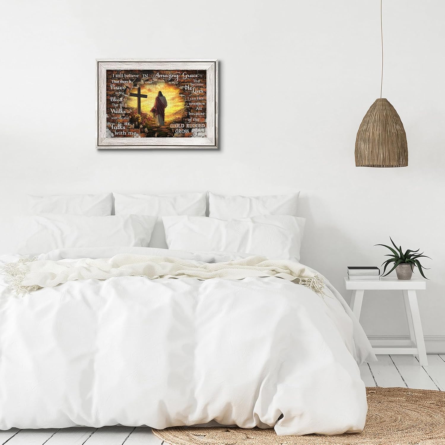 Christian Jigsaw Puzzles for Adults 1000 Pieces Bible Verses Wooden Jigsaw Puzzle Jesus Cross Religious Scripture Puzzle for Family Friends Home Decor Christian Gifts