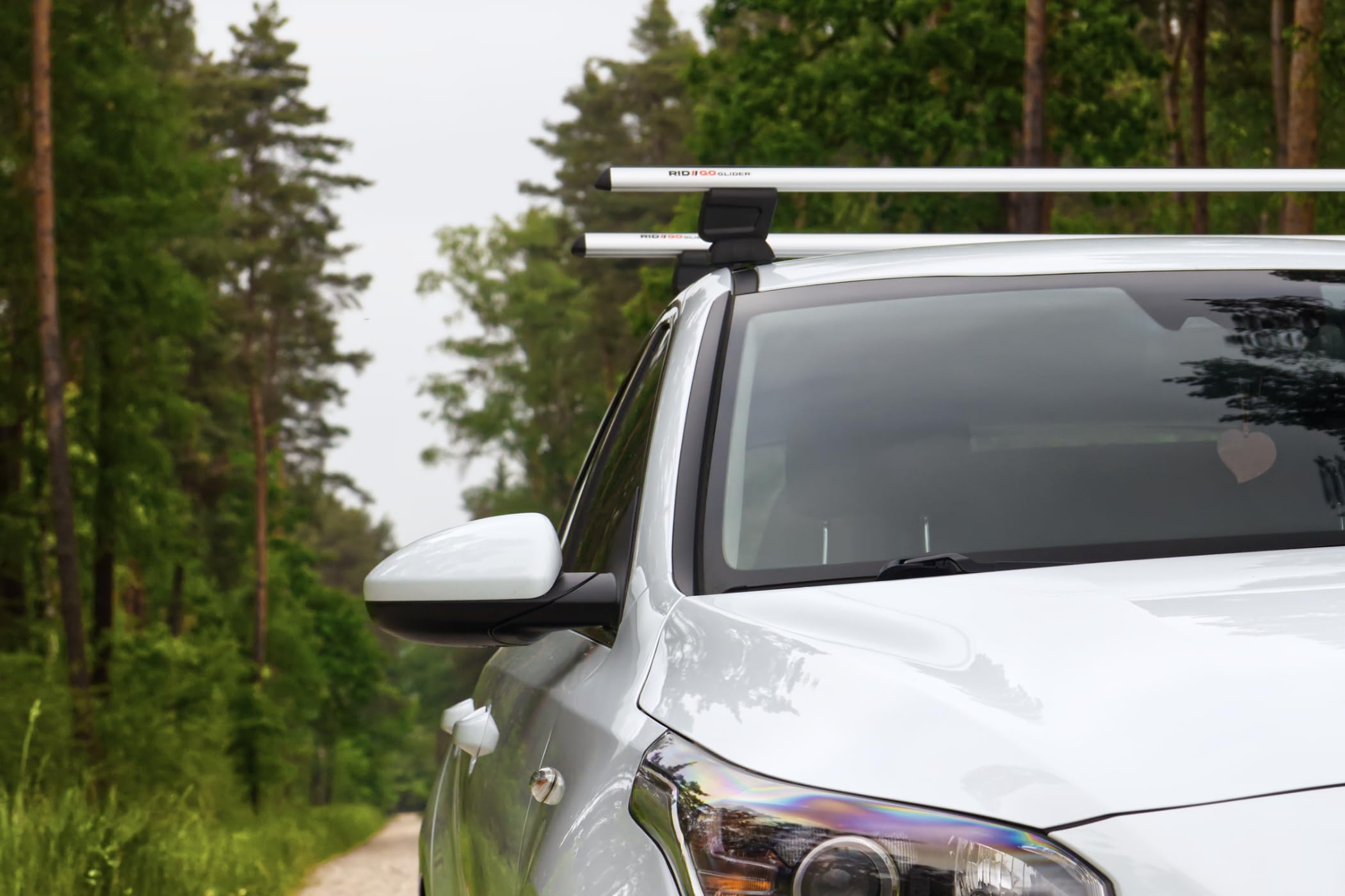RIDIGO Glider Dachträger für Ford S-Max 1 I MK1 5-Tür 2006-2014 | Aluminium, 75 kg Tragkraft, fixpunkte, Silber