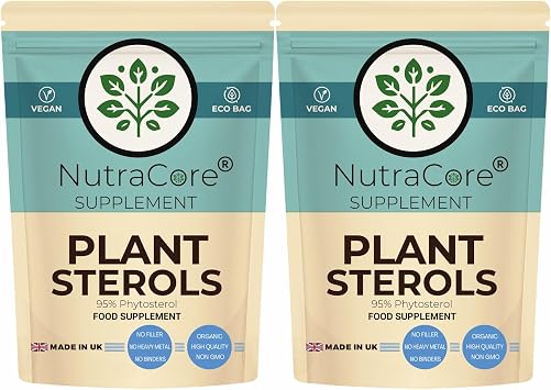 Plant Sterols 700mg | Phytosterols | 180 Vegan Caps | Made in UK