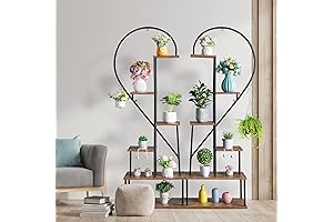 Karl Home 6-Tier Tall Plant Stand Indoor (2 Pack) - Half Heart...