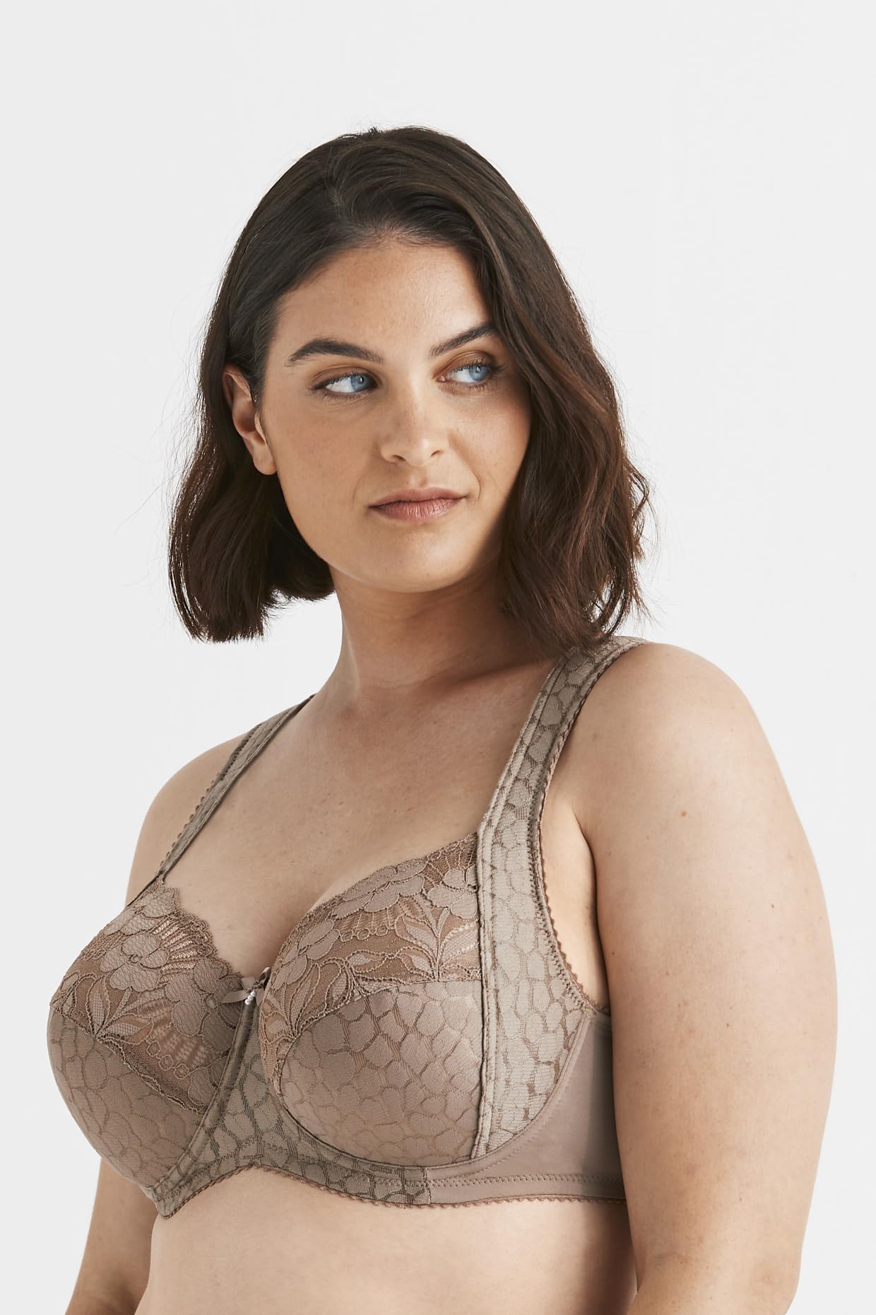 Miss Mary Jacquard & Lace Sujetador con Aros y Soporte Lateral