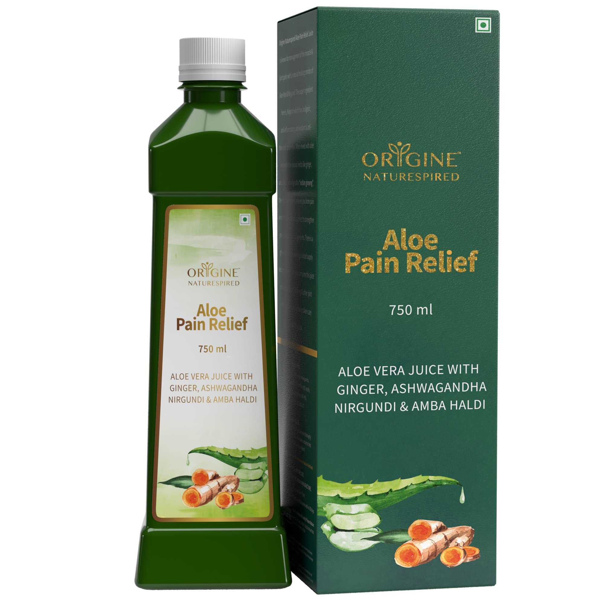 Origine Naturespired Aloe Pain Relief Juice | Naturally Relieves Pain | Natural Ingredients Aloe Vera Juice, Ginger, Ashwagandha, Nirgundi And Amba Haldi | Improves Digestion And Health, 750 ml (B09LCWXYKZ) Amazon Price History, Amazon Price Tracker