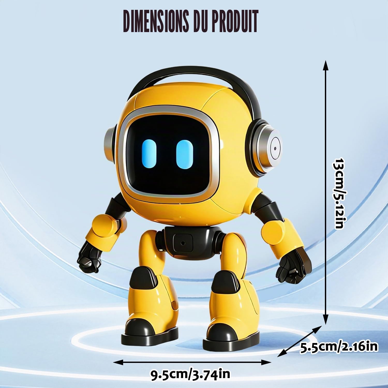 Robot Intelligence Artificielle, Robot Intelligent Alimenté par L IA, Robots Parlants Et Intelligents, Apprentissage Intelligent Interactif Et Éducatif, pour Fêtes d'anniversaire Famille