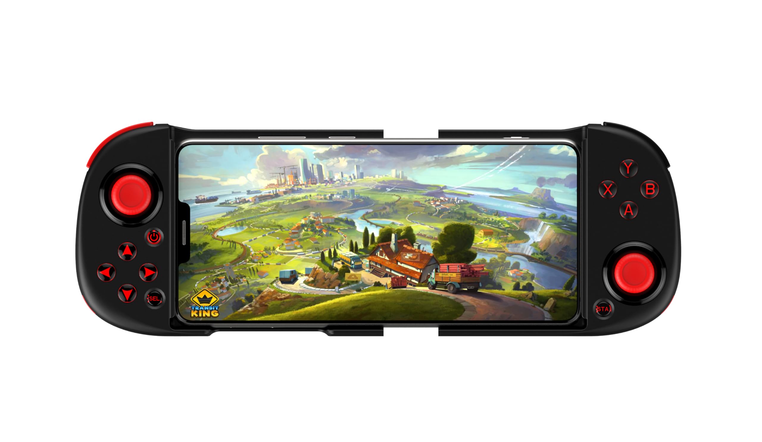 スマホ用ワイヤレスゲームパッド ブラック ALLONE (アローン)] カラフル ALG-SHWPC ALLONE アローンALG-SHWPB [スマホ用ワイヤレスゲームパッド ブラック]