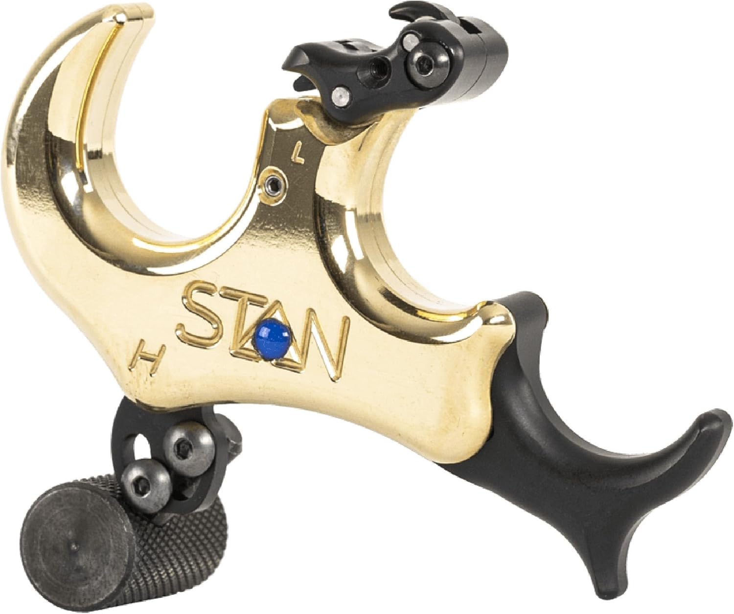 Stan OnneX Hinge Archery Release – Micro-Adjustable Hinge with Draw Control, Click Options, and Modular Fit for 3 or 4 Fingers
