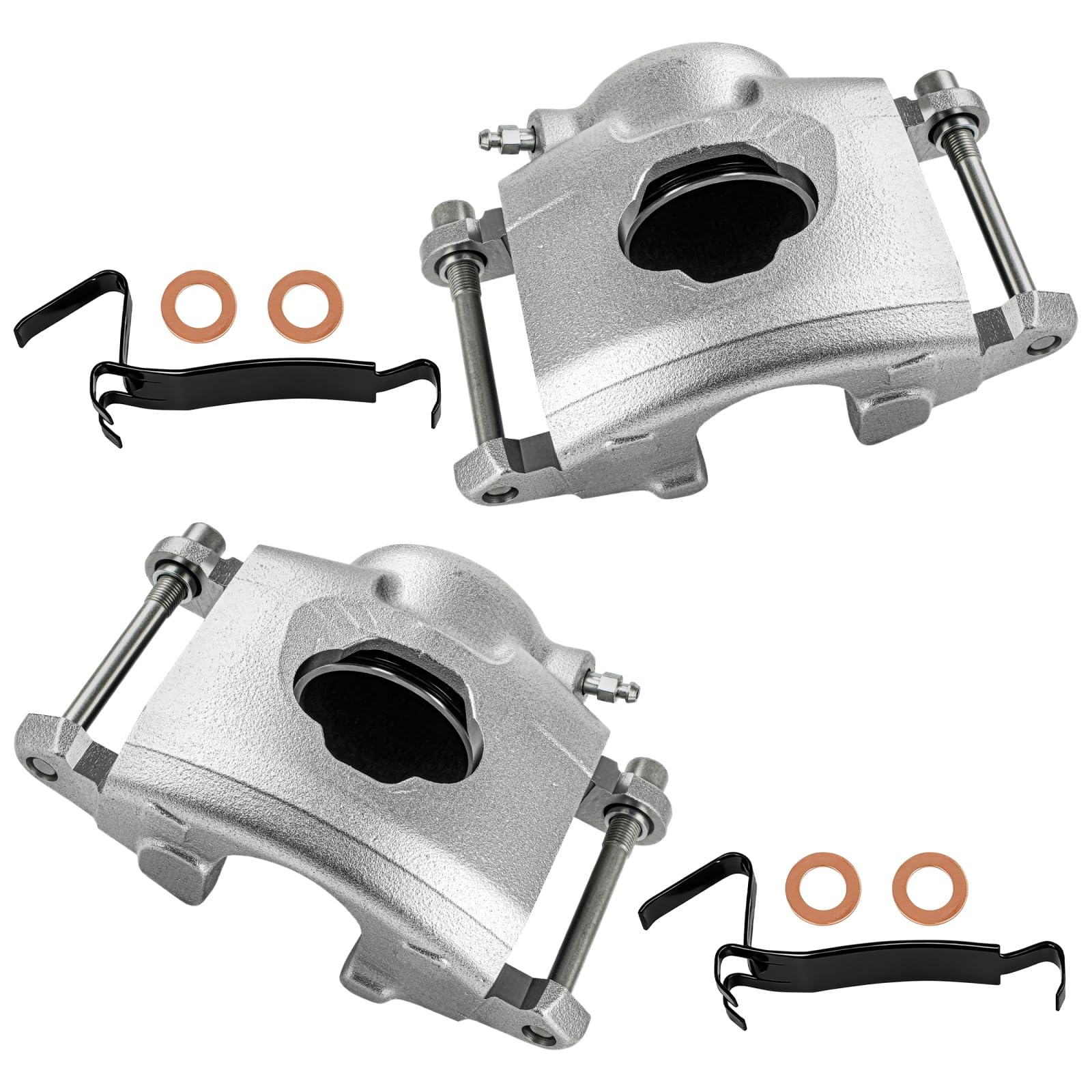 cciyu Front Left &amp; Right Disc Brake Calipers w/o Bracket 184036 184035