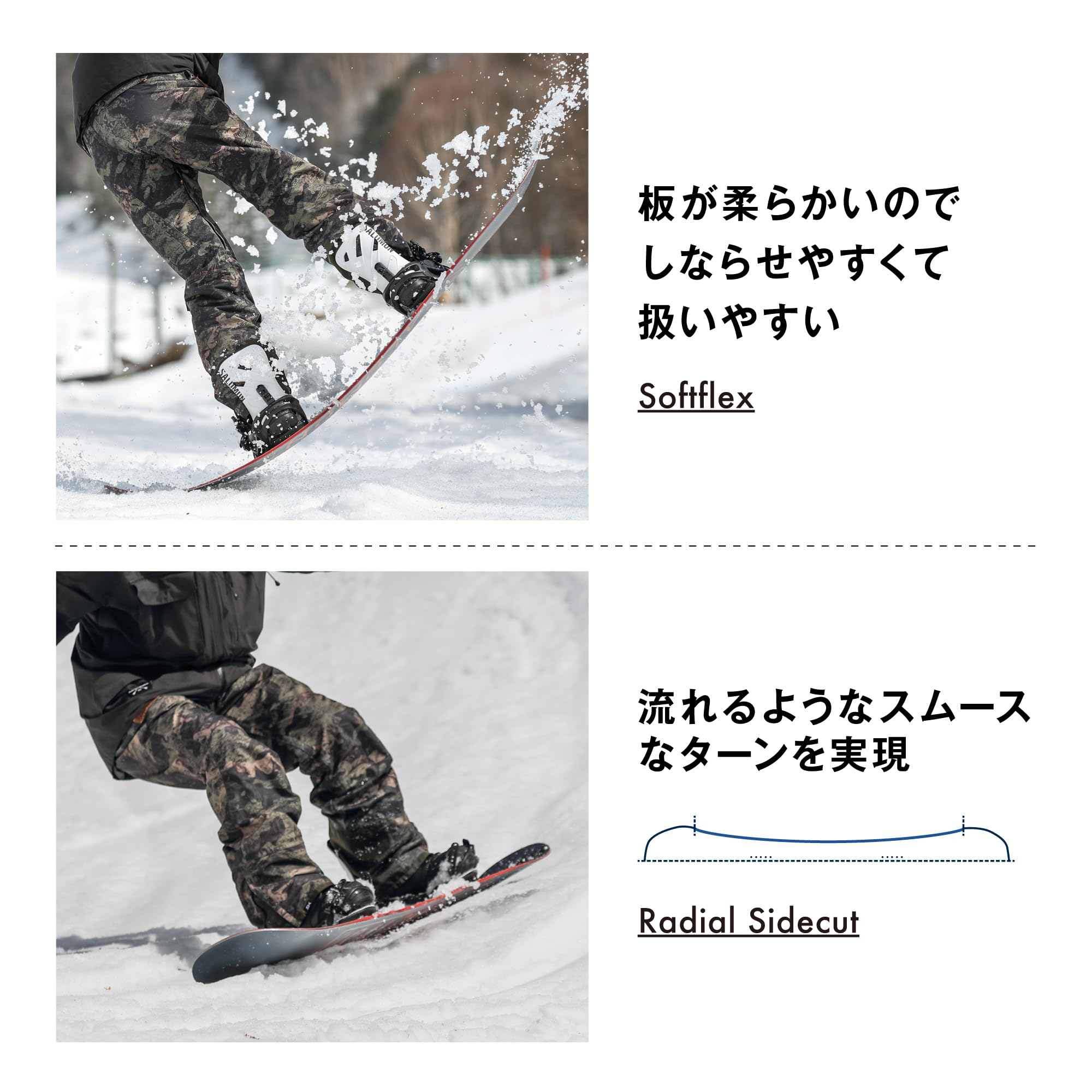 Amazon | サロモン(SALOMON) スノーボード 板 ボード キッズ ジュニア