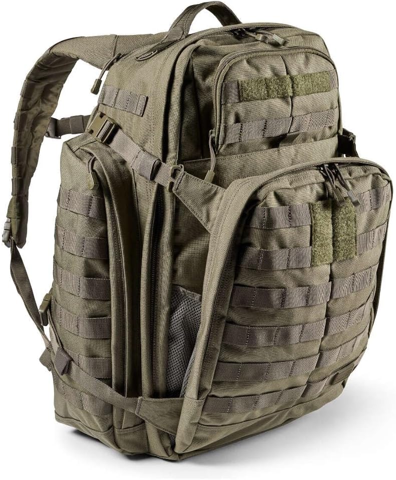 5.11 Tactical Backpack, RUSH 72 2.0 Military Survival Molle Back Pack with Laptop Compartment, Large, 55L, Style 56565ABR