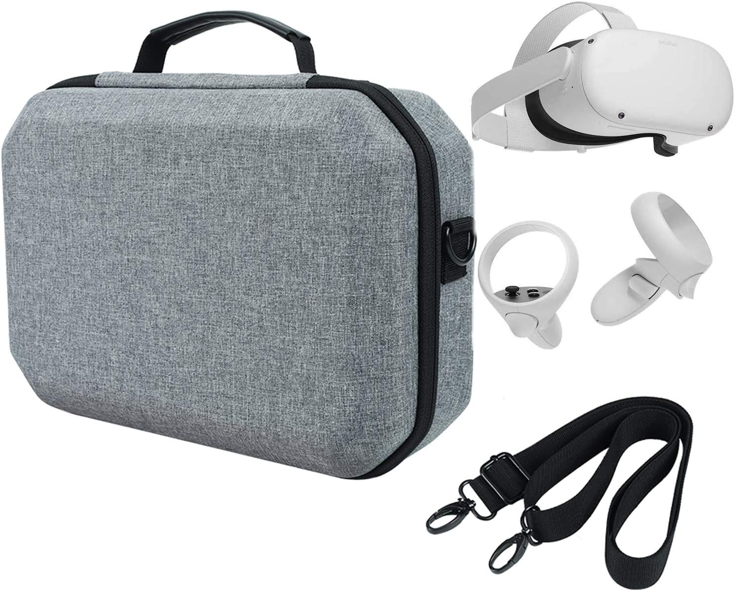 Oculus Quest 2 Case, Hard Travel Protective Box for Oculus Quest 2 VR