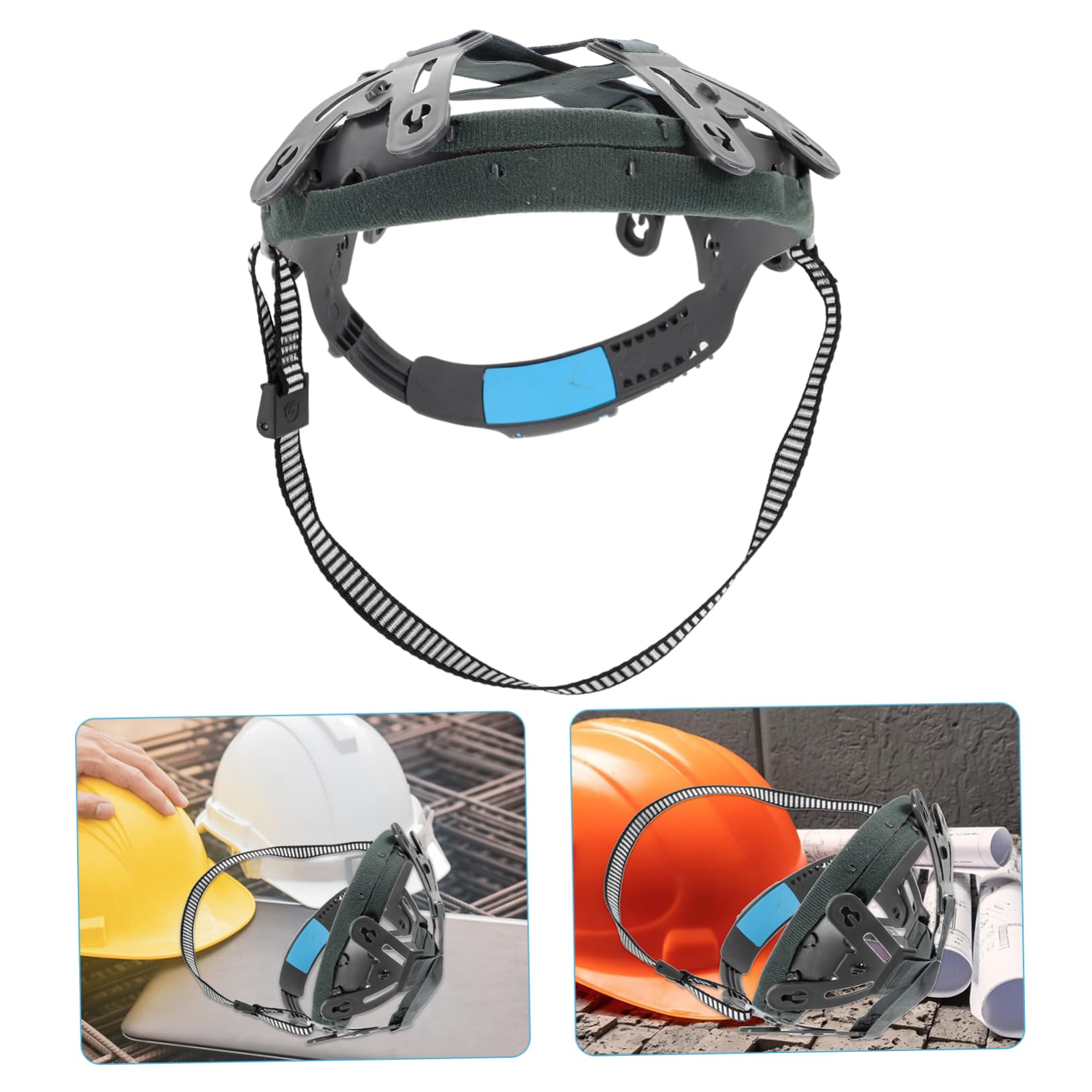 Helmfutter kopfschutz Gestell Stand Haken Reduzierstücke Hutorganisatoren Clip Helmeinsatz Schutzhelm-Zubehör Hardhat-Zubehör Helmzubehör für Männer Zubehör für Schutzhelme PVC