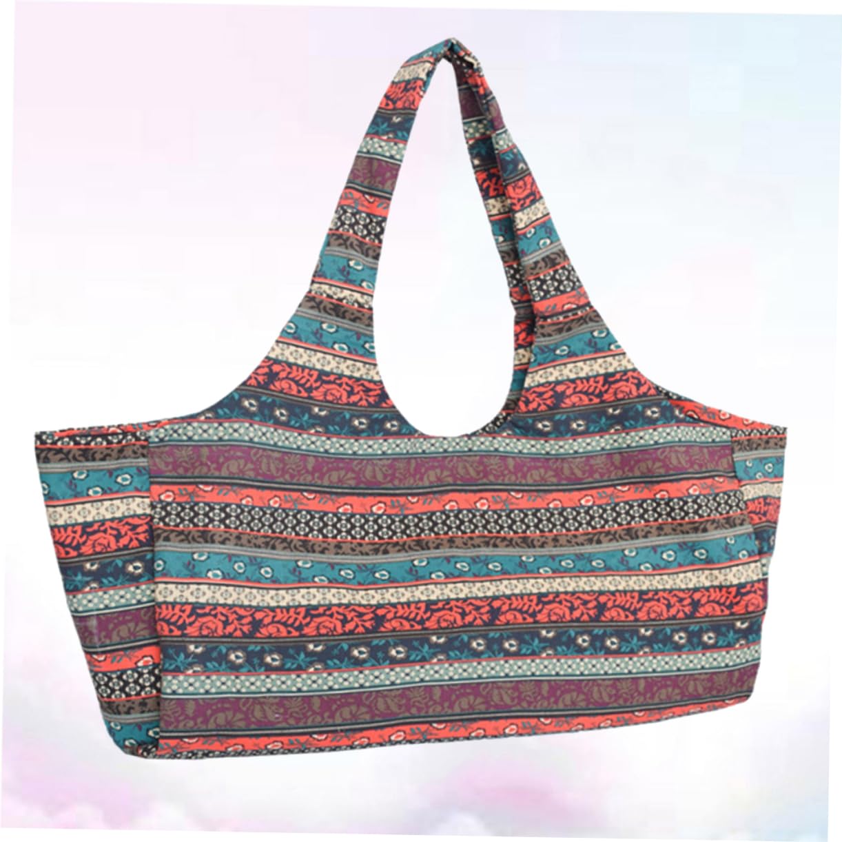 Gatuida Bedruckte Yogamattentasche Canvas Mit Kordelzug Ethno Stil Sporttasche Für Fitness Reisen Und Yoga