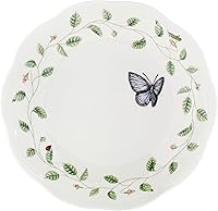 Vista 39 de Lenox Butterfly Meadow 817046 - Juego de 6 platos para aperitivos, 3.05 libras