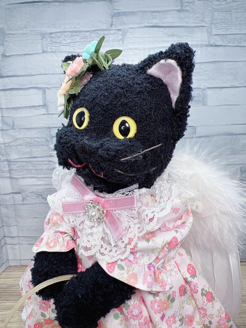 ソックキャット ソックモンキー レトロな女の子 猫ぬいぐるみ