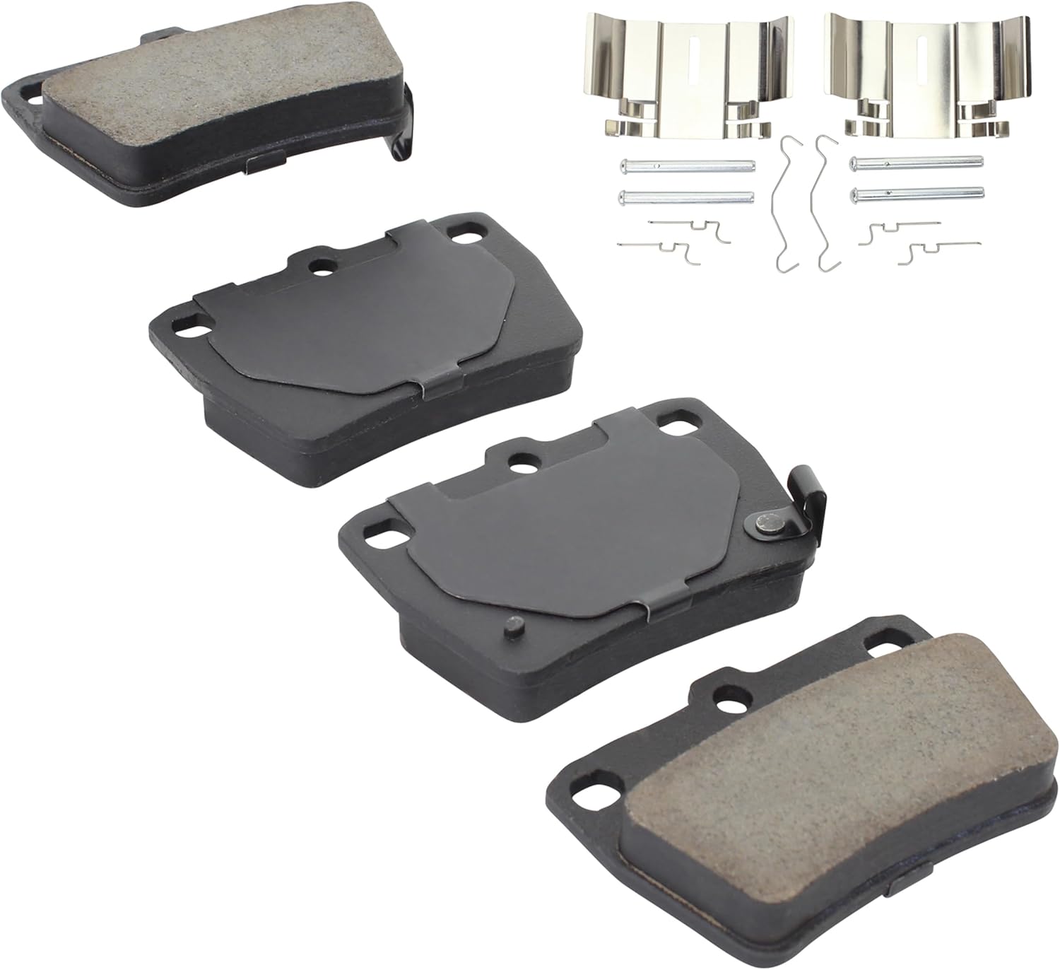 QUALITY-BUILT Rear Ceramic Brake Pads, Premium 1001-1051C, Compatible with 2004-2005 Toyota RAV4