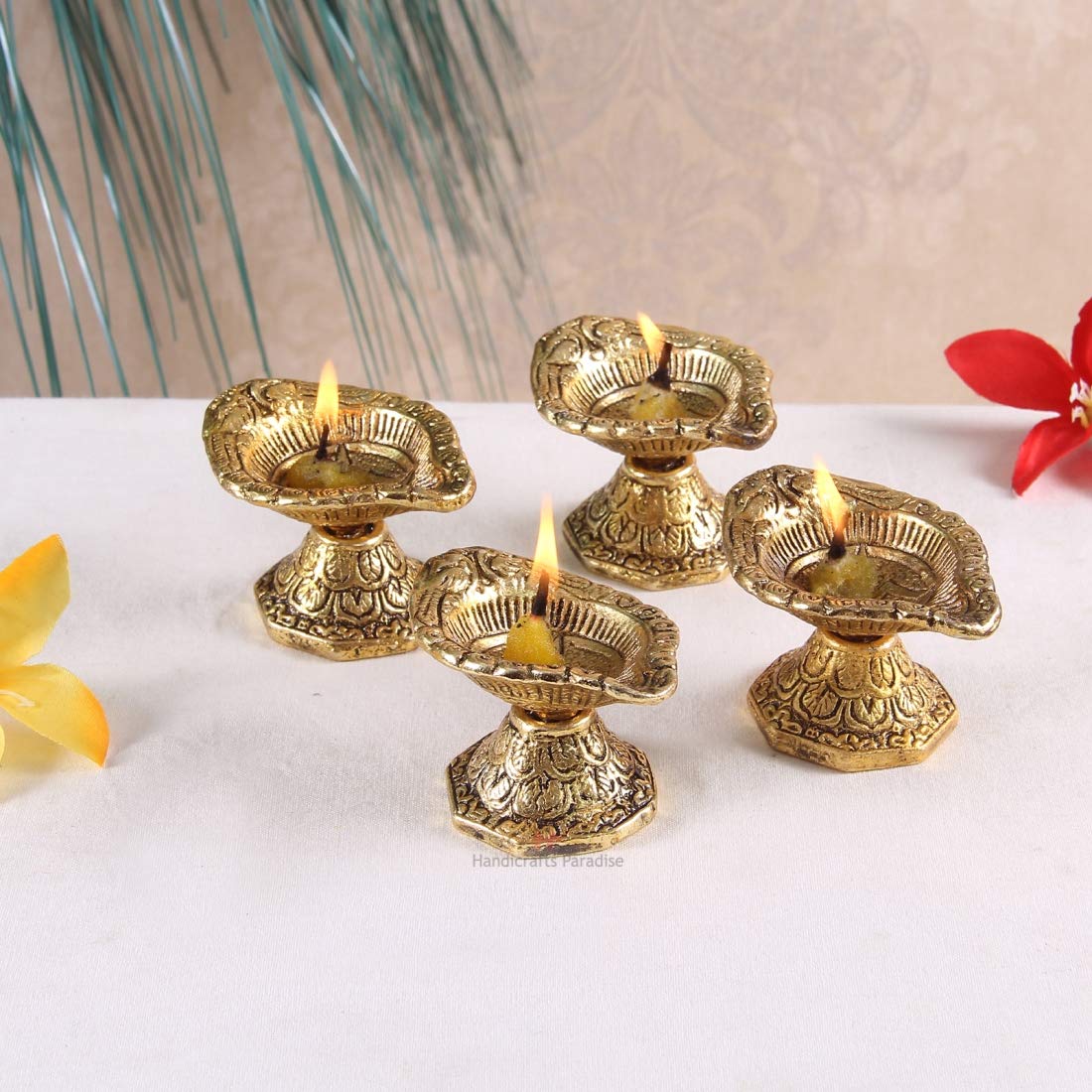 Handicrafts Paradise Metal Diya (3 x 2 x 1.75 inch, Gold) (B07HD9JX4G) Amazon Price History, Amazon Price Tracker