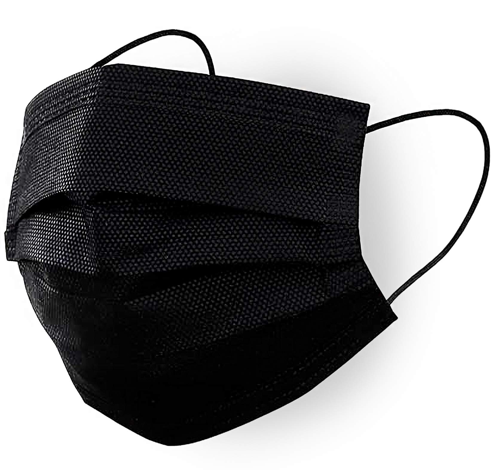 Disposable Face Masks Protective 3 Ply Triple Layer Face Cover with Elastic Earloops - Box of 50 Quality