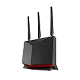 RT-BE86U BE6800 Dual-Band WiFi 7 Router, Supports 4096-QAM, MLO, AI WAN Detection, AiMesh, Subscription-Free Network Security, and Comprehensive VPN Features, Guest Network Pro, Gaming