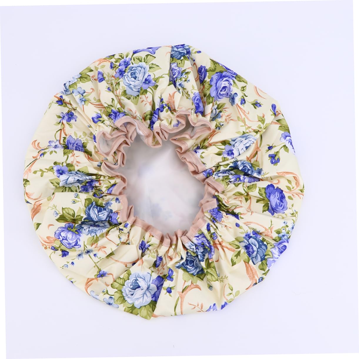 Angoily 9piezas Gorro De Ducha Para Mujer De Dobles Diseño Bonito Flores Reutilizable y Elástico Para Baño y Spa