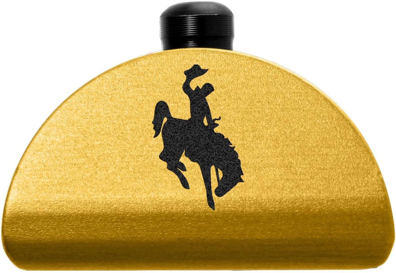 NDZ Performance Grip Frame Plug for Glock Gen 1-3 17 19 20 22 23 24 31 32 34 35, Blue Anodized Aluminum with Black Laser Engraved Outdoors Images - Choose Image & Plate Color