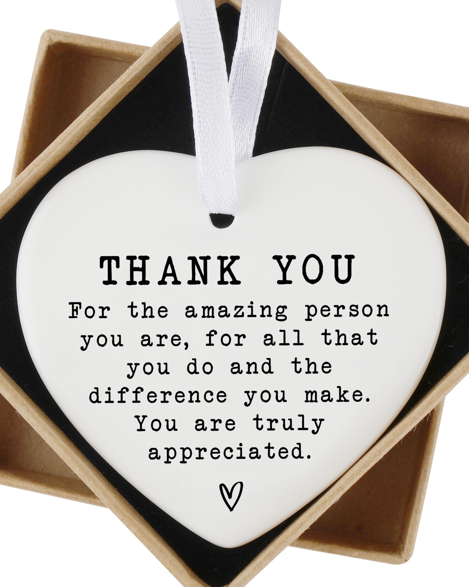 FitDA Thank You Gift, Thank You for The Amazing Person You Are, for All That You Do And The Difference You Make. You Are Truly Appreciated, Appreciation Gift for Fathers Day Friend Family Colleague