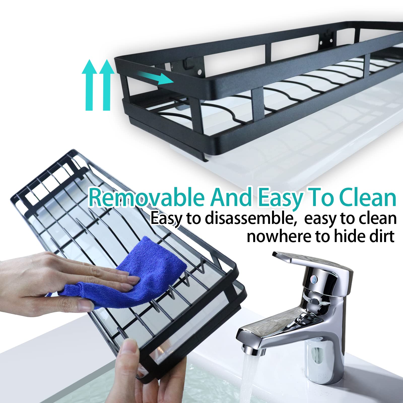 Estante de secado de platos de acero inoxidable montado en la pared, cesta de almacenamiento de frutas y verduras con escurridor (2 niveles)