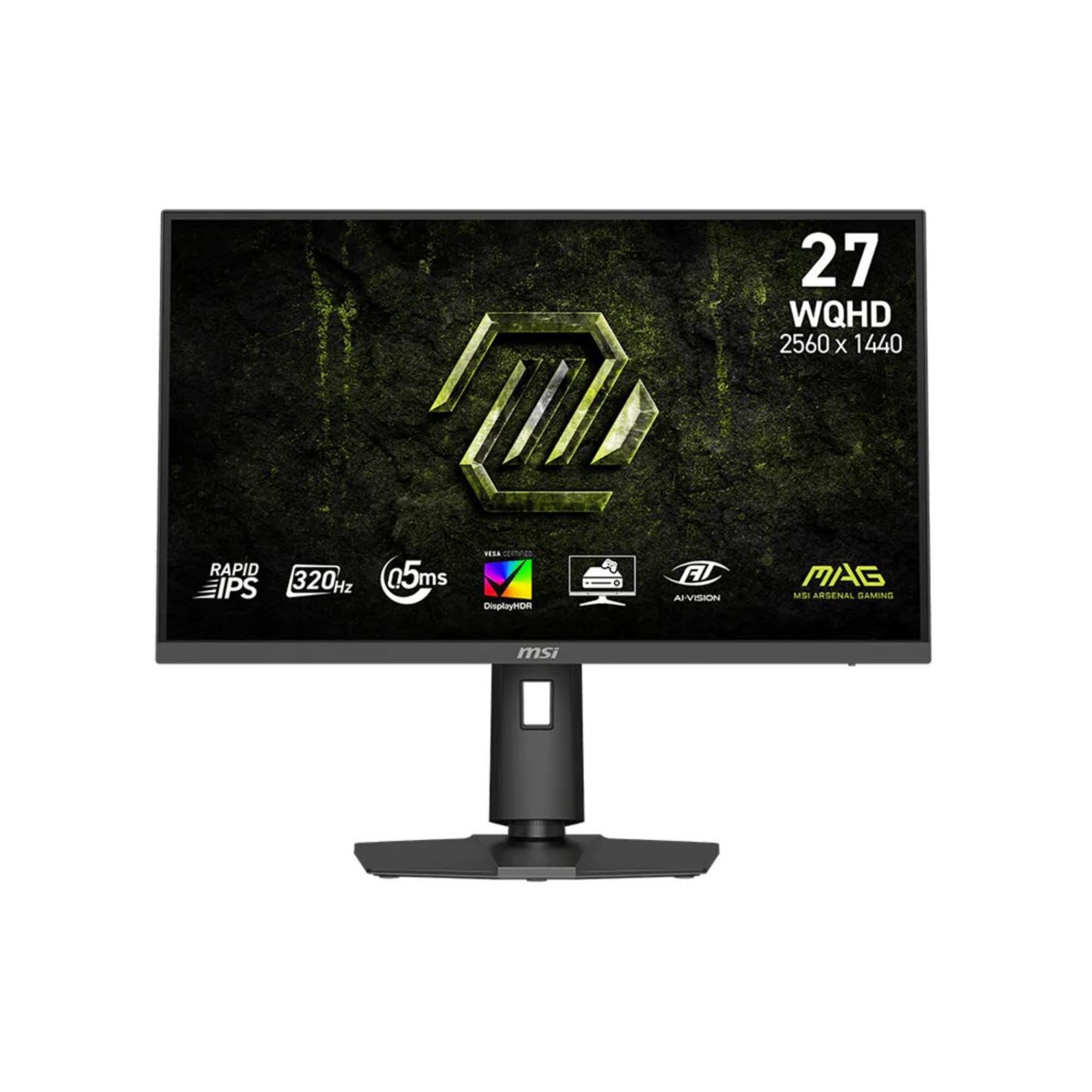 MSI MAG 274QPFDE X32 - LED-Monitor - Gaming - 68.6 cm (27") - 2560 x 1440 WQHD @ 320 Hz - Fast IPS - 400 cd/m? - 1000:1 - DisplayHDR 400 - 0.5 ms - 2xHDMI, DisplayPort (MAG274QPFDEX32)