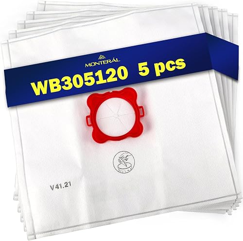5x Staubsaugerbeutel WB305120 für Rowenta Beutel Aus…