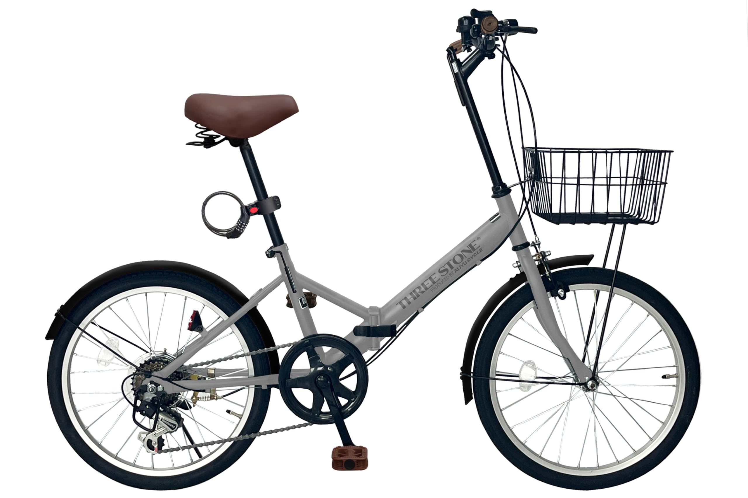 Amazon | THREE STONE 折りたたみ自転車 自転車 20インチ AJ-08 シマノ