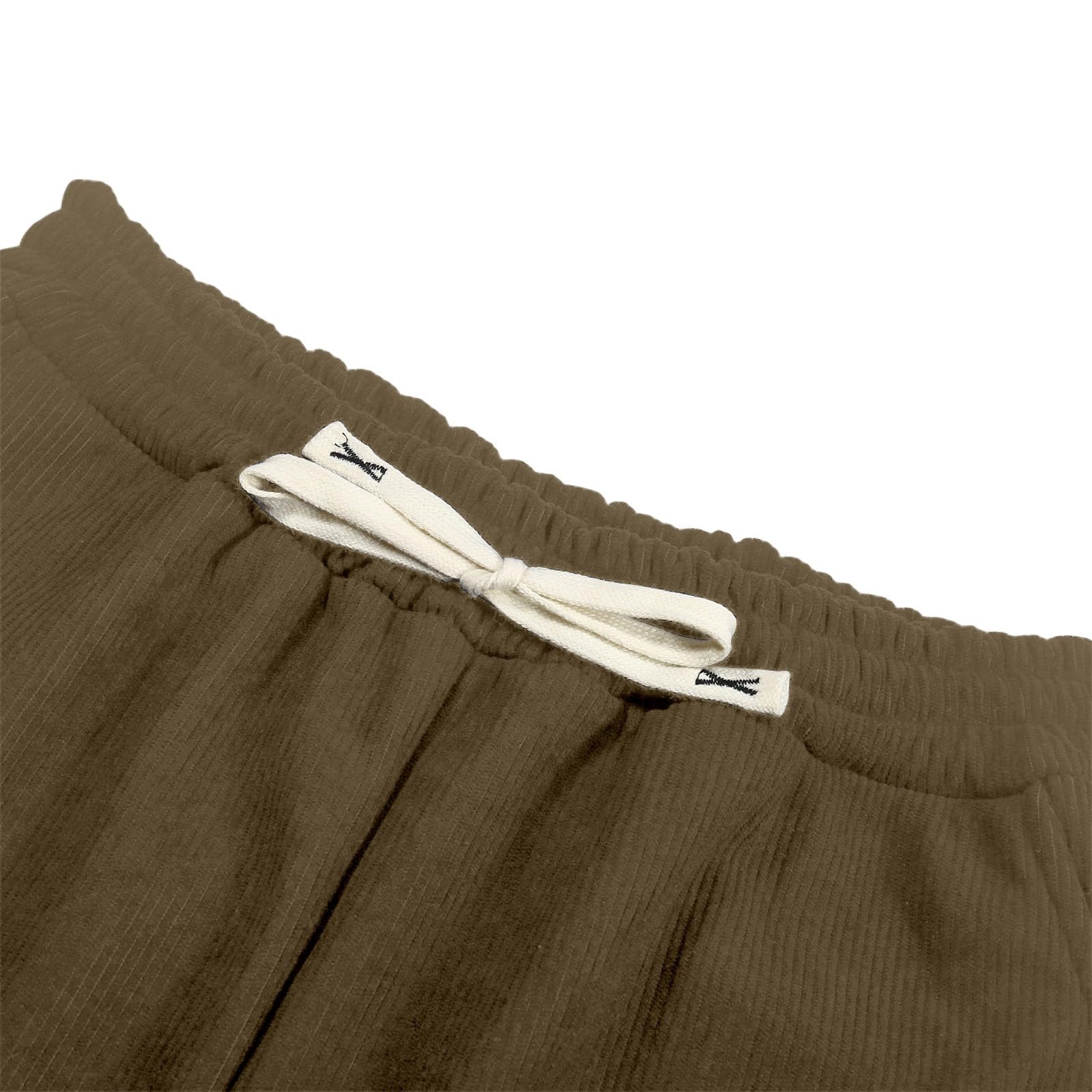 Pantaloni Casual da Uomo in Velluto a Coste con Morbido Pile per Il Comfort Invernale e Pantaloni alla Moda dalla vestibilità Rilassata per Tutti i Giorni