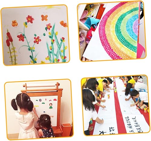 Miniatura 9 de Cabilock Rollo de papel de dibujo, 2 unidades, color blanco, 11.8 in x 16.4 ft, sin ácidos, seguro neutro