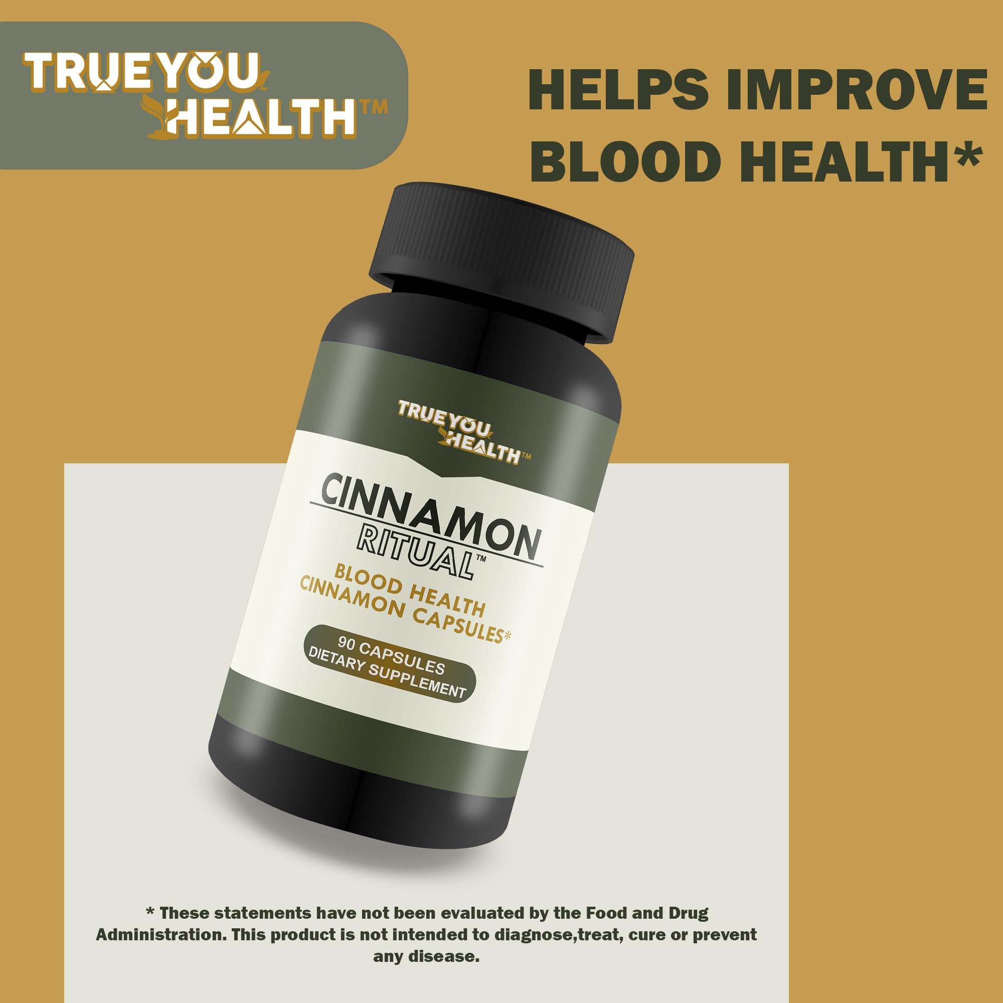 Cinnamon Ritual - Our Best Cinnamon Supplement for Blood Support - Promotes Healthy Blood Flow - Improved Formula W/Turmeric & Vitamins - Glucose Reset Ritual Sugar Health Blood Health — Amazon image 6