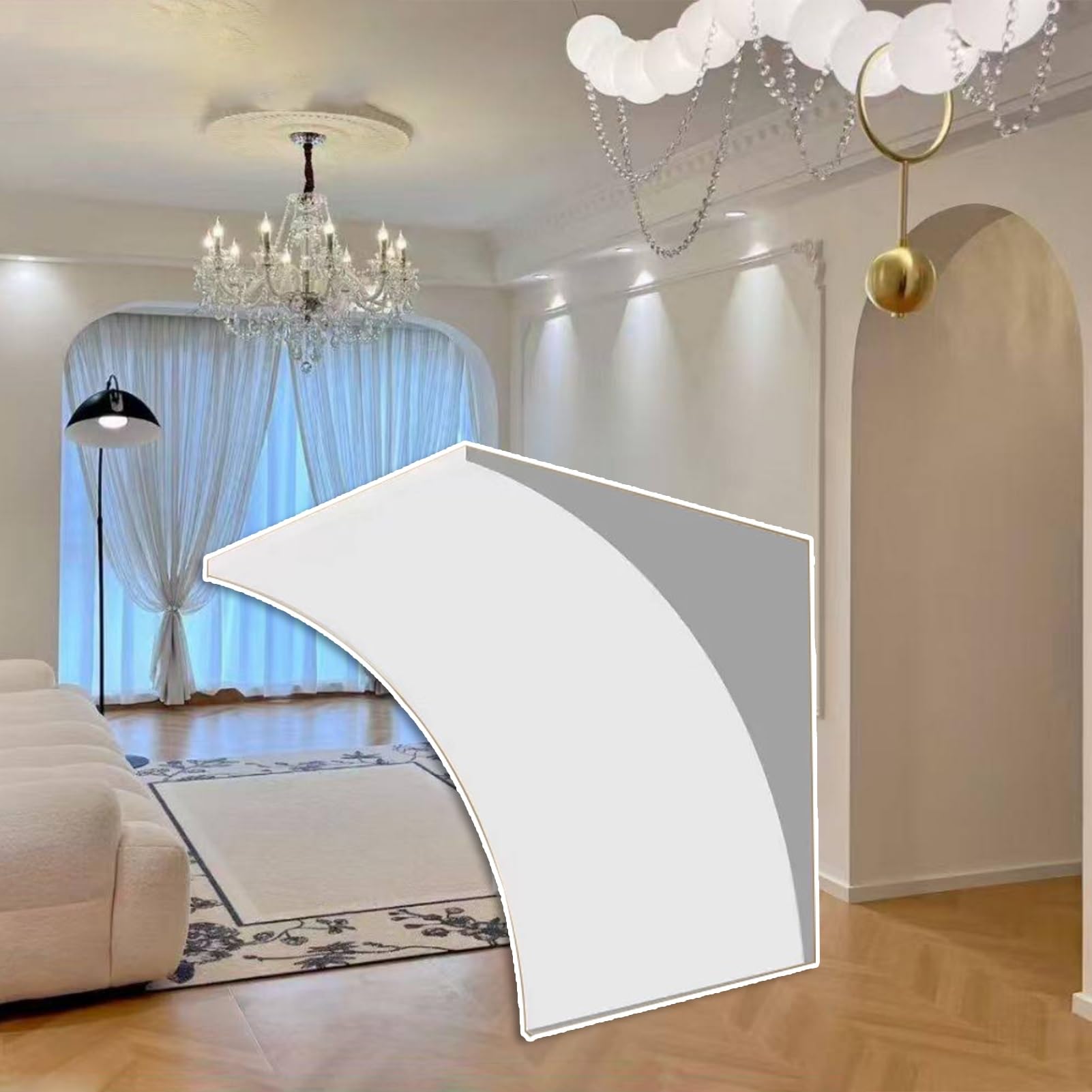Kit de arco redondeado para puerta para salones modernos con encanto