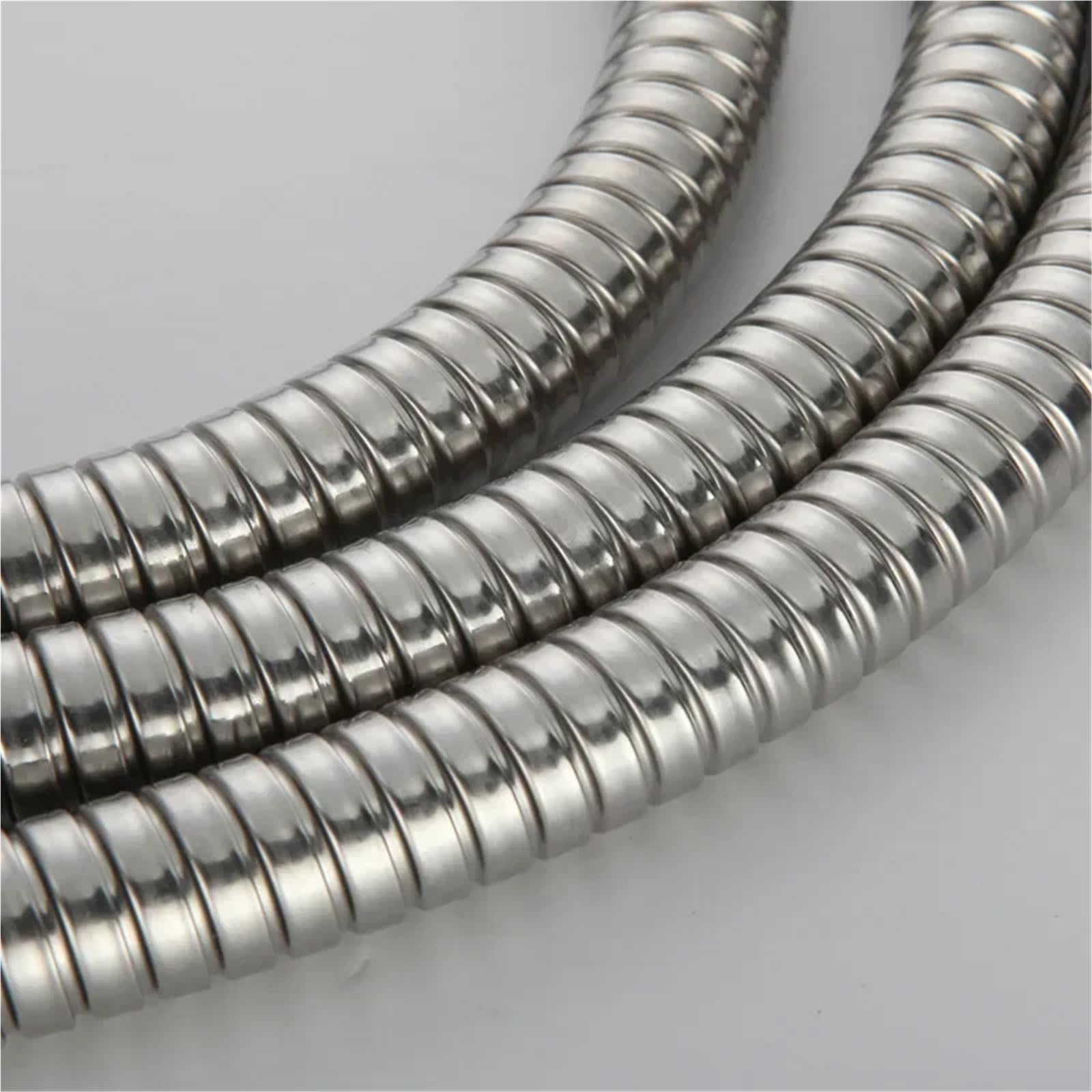 Manguera de ducha flexible de acero inoxidable de 2 m, 1,27 cm, antifugas, ajuste universal para todas las duchas estándar, alta presión, fácil instalación