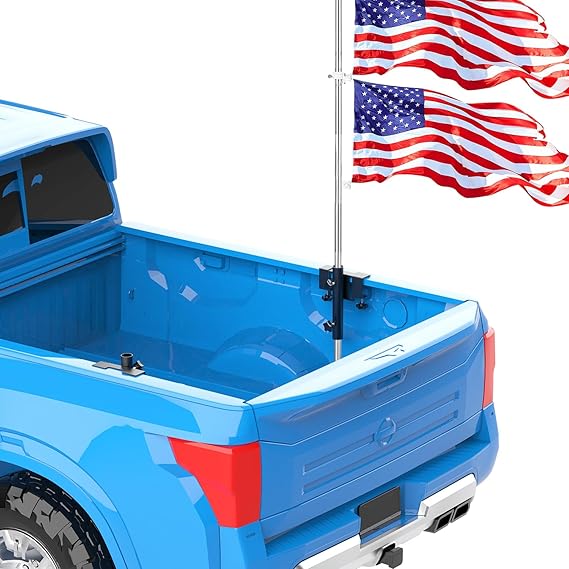Flagpole Holder for Truck Bed,Flag Pole Mount for Truck Bed, No Drilling Flag Mount