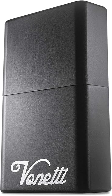 VONETTI Alpha Shield Originale - Premium RFID Signal Blocker Box - Smart Car Key Faraday Signal Protector, Keyless Go RFID Blocking Case, Crypto Wallet Safe Box, Signal Blocker Faraday Tin (Black)