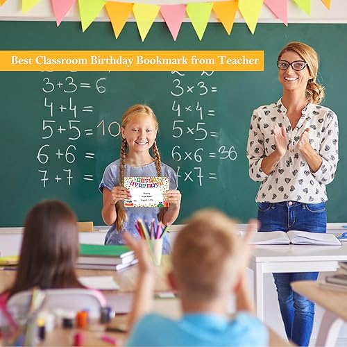 Miniatura 4 de FaCraft 36 certificados de cumpleaños de confeti para niños, certificados de premio de cumpleaños, regalos para estudiantes de profesores, regalos