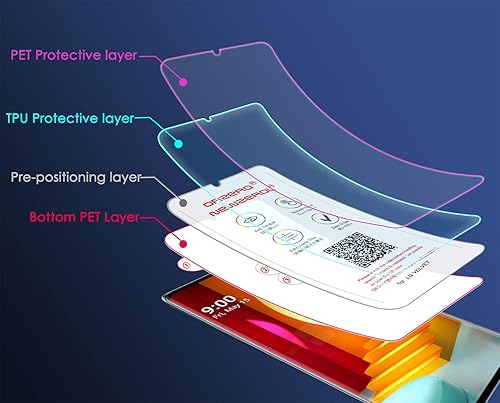 Miniatura 3 de Orzero Paquete de 3 protectores de pantalla de TPU compatibles con LG VelvetLG Velvet 5G UW (no vidrio templado), protector de pantalla de alta