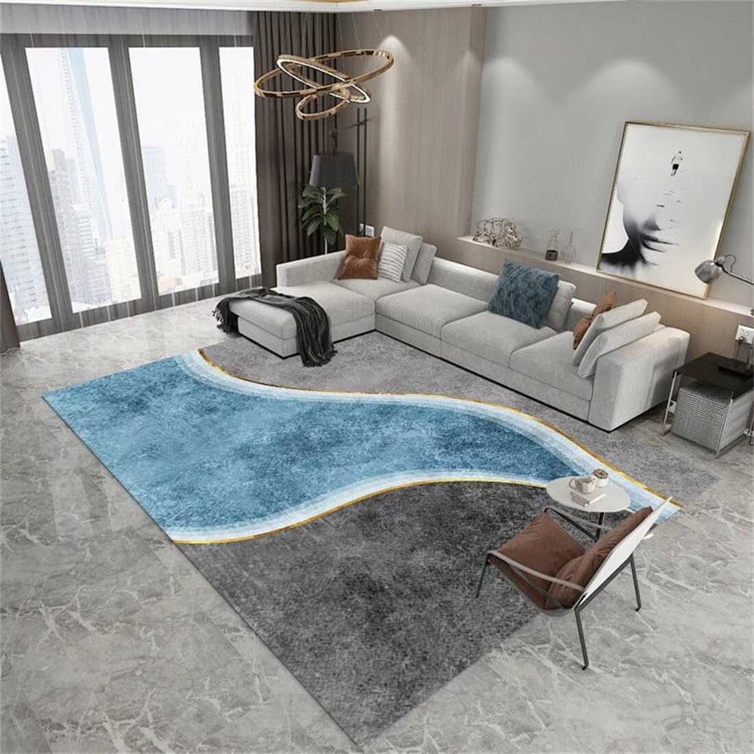 Tapis chambre bebe tapis de jeux antidérapant 50x70