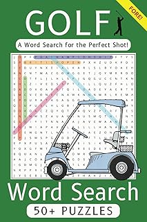 Golf Word Search Puzzle Book: Word Searches about Golf, Golf Players, Golf Equipment, and More | 6x9 inches, 102 pages | 50+ Puzzles